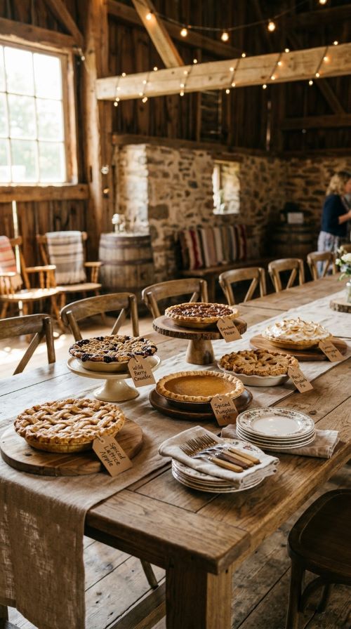 Rustic Pie Bar