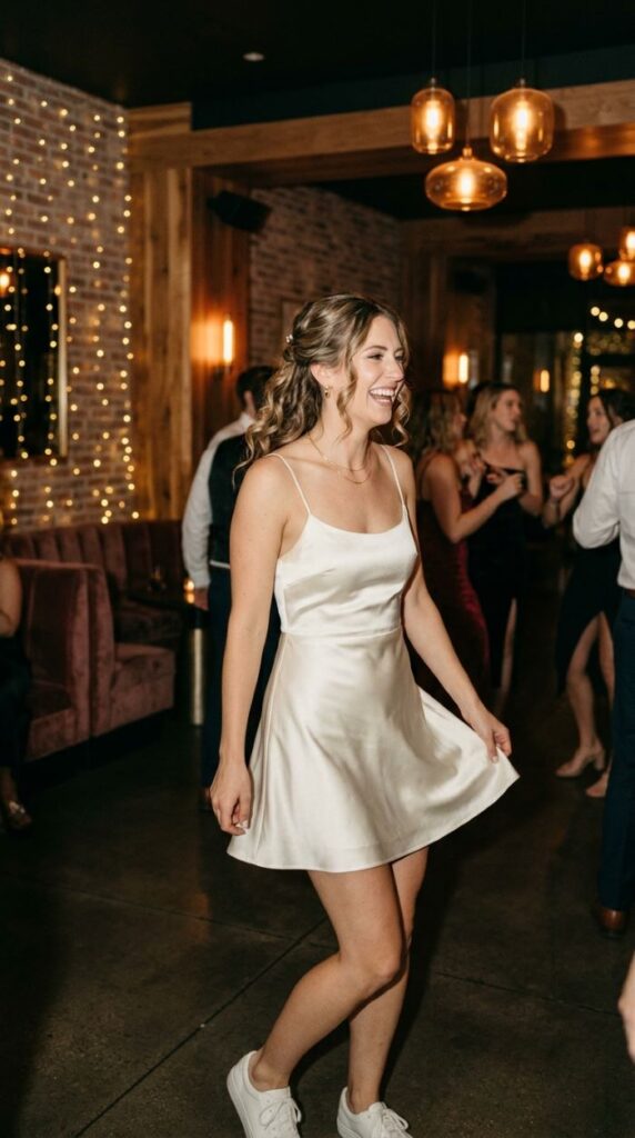 Satin Mini Slip Dress