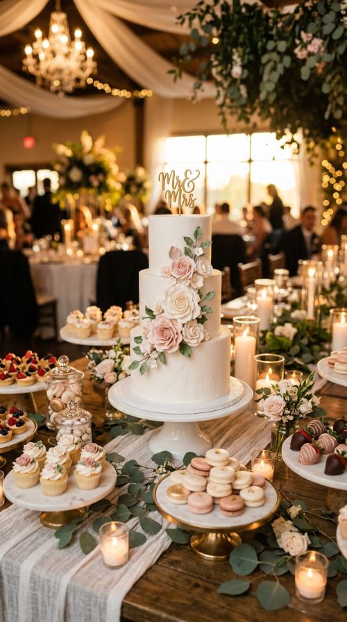 The Classic Tiered Cake Centerpiece