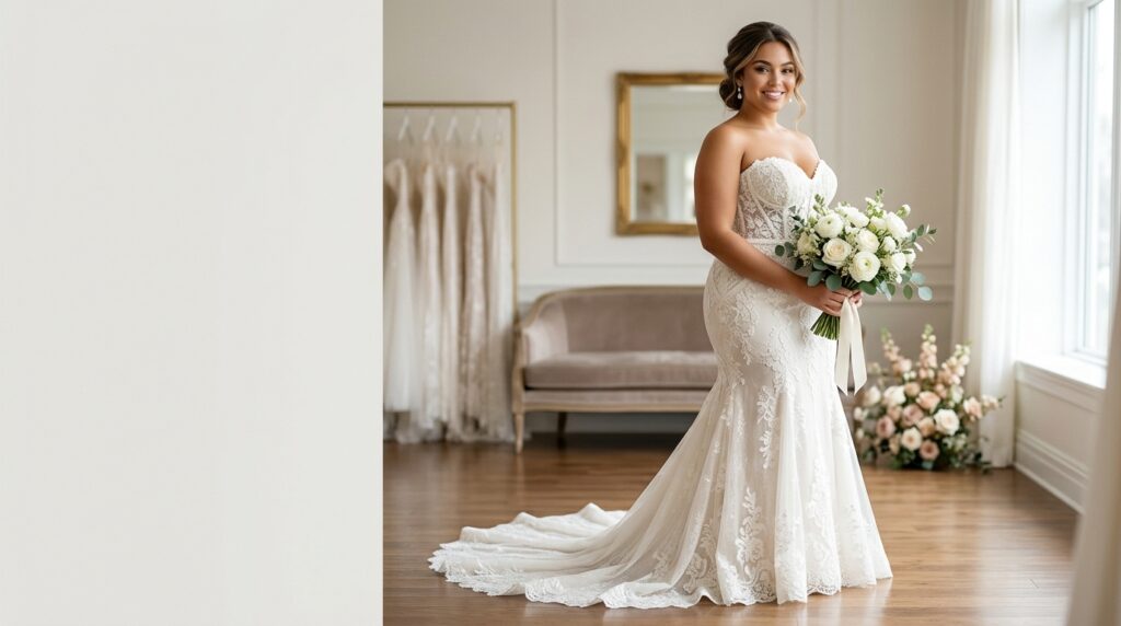 14 Curvy Wedding Dress Ideas That Hug Your Shape in All the Right Ways