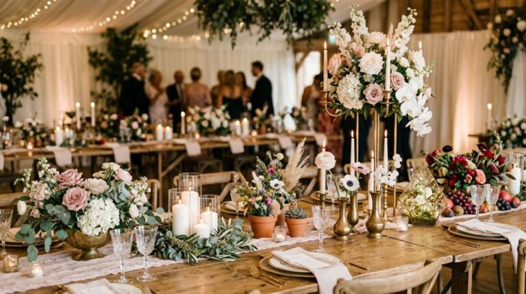 Romantic Wedding Centrepiece Ideas Guests Will Remember