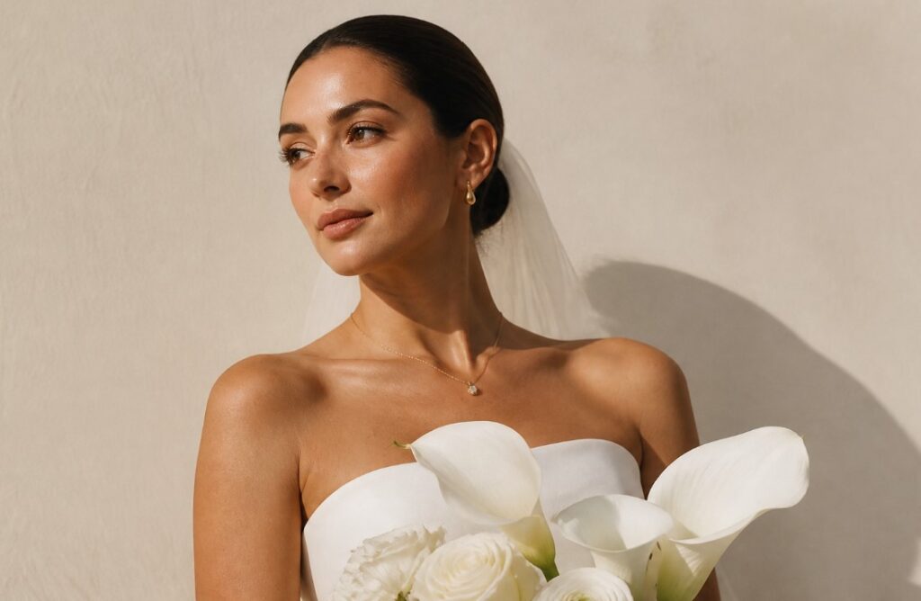 Create a Minimalist Bridal Portrait