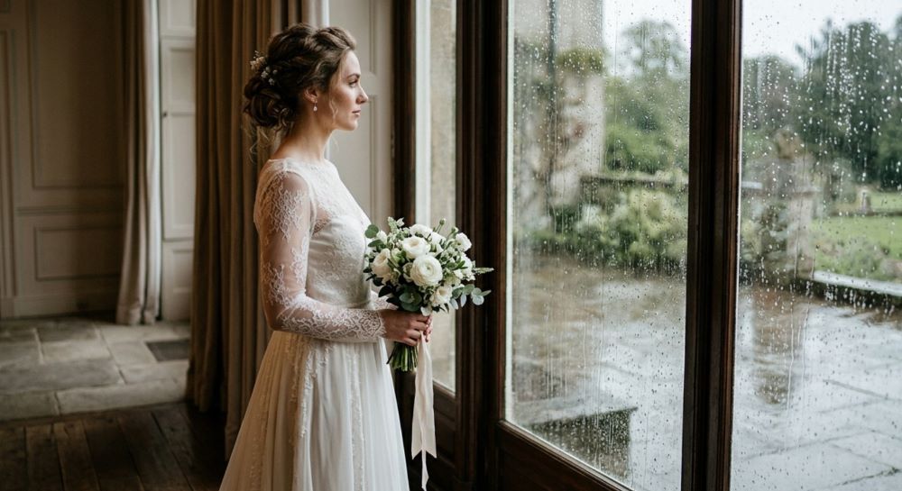 Create a Rainy Window Scene