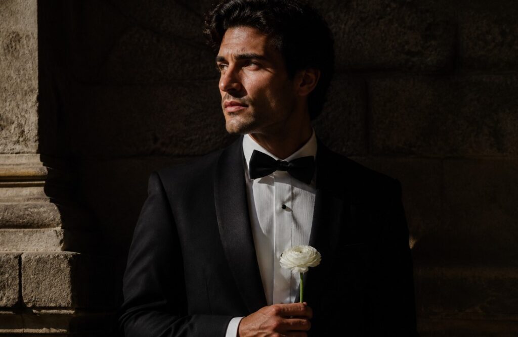 Create a Strong Groom Editorial Portrait