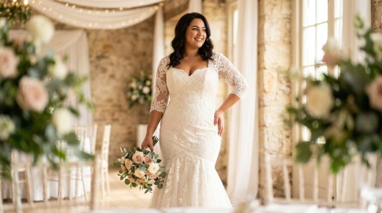 Curvy Wedding Dress Ideas That Hug Your Shape in All the Right Ways