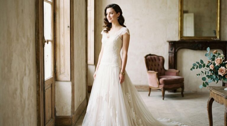 Drop Waist Wedding Dresses That Feel Vintage and Elegant
