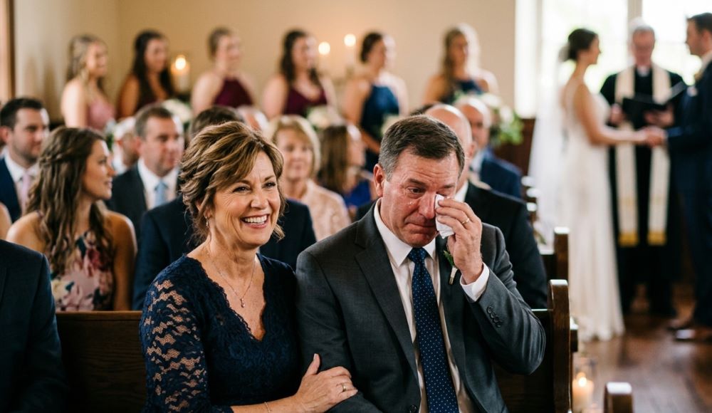 Photograph Parents Watching the Vows