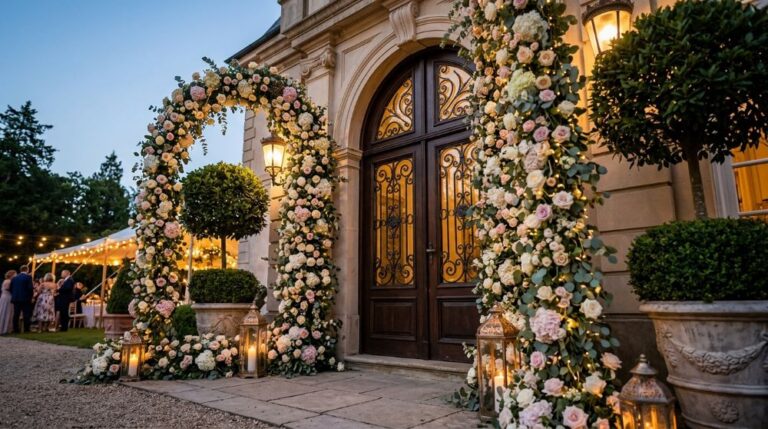 Stunning Wedding Entrance Door Ideas for a Grand First Impression