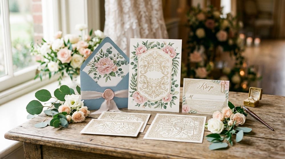 Stunning Wedding Invitations That Set the Perfect Tone for Your Celebration