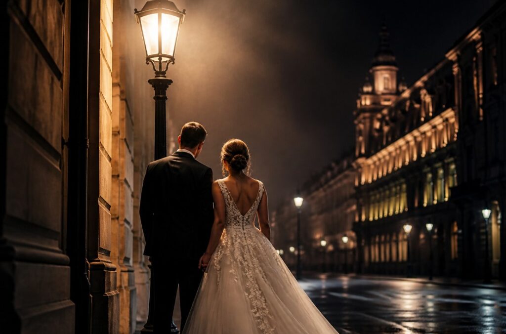 Use Streetlights for a Nighttime Scene