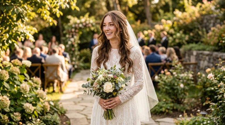 22 Boho Bridal Hairstyles With Veils That Create a Beautiful Ethereal Look