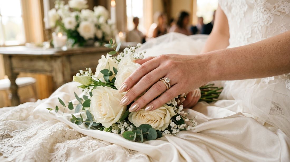 44 Gold Wedding Nails That Will Make Your Bridal Look Shine