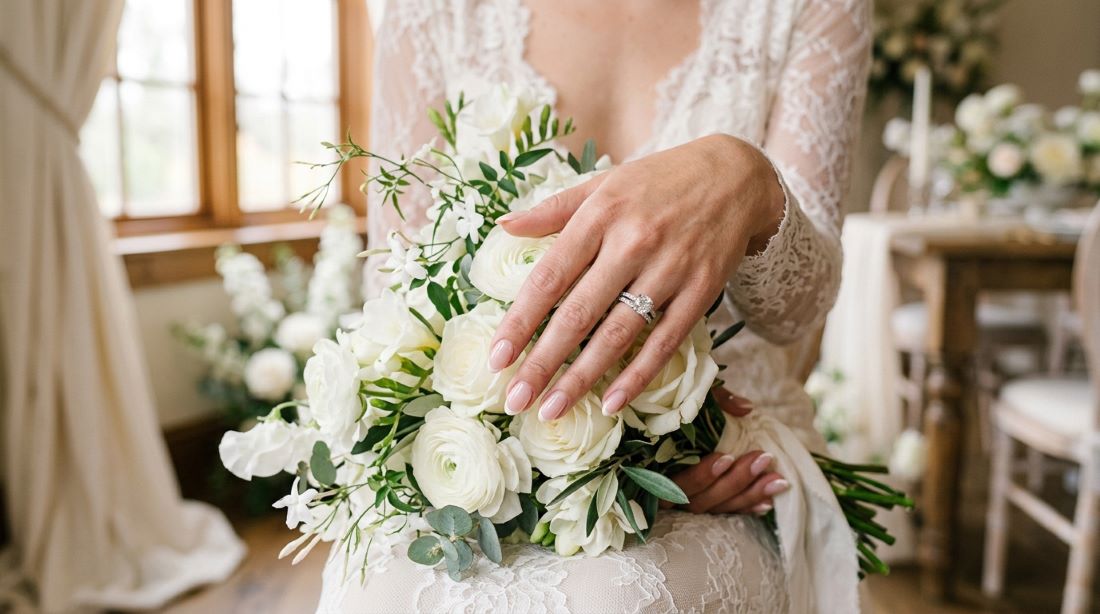 How to Create Simple Wedding Nails for a Clean and Elegant Bridal Look